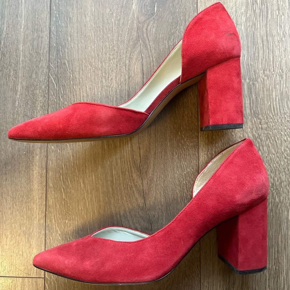 1. STATE red high heels size 8.5